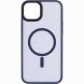 Защитный чехол 2Е Soft Touch MagSafe для iPhone 15 Plus - Dark Blue (339777DB). Фото 1 из 3