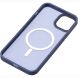Защитный чехол 2Е Soft Touch MagSafe для iPhone 15 Plus - Dark Blue (339777DB). Фото 2 из 3