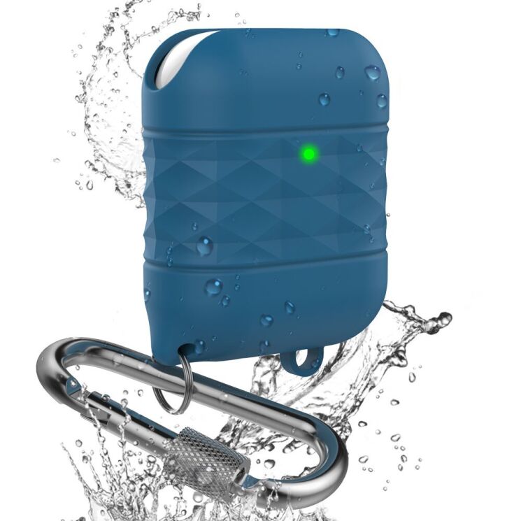Защитный чехол AHASTYLE Outdoor Case для Apple AirPods 1 / 2 - Blue: фото 1 из 7