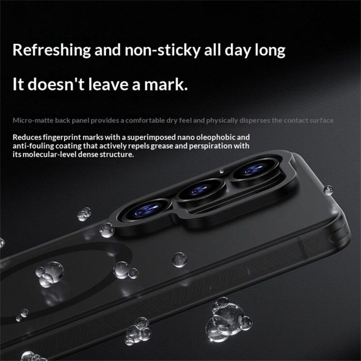 Захисний чохол BENKS Matte Case MagSafe для Samsung Galaxy S26 Ultra (S948) - Black: фото 3 з 7