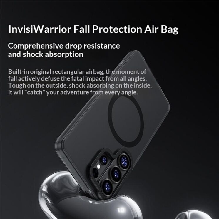 Захисний чохол BENKS Matte Case MagSafe для Samsung Galaxy S26 Ultra (S948) - Black: фото 5 з 7