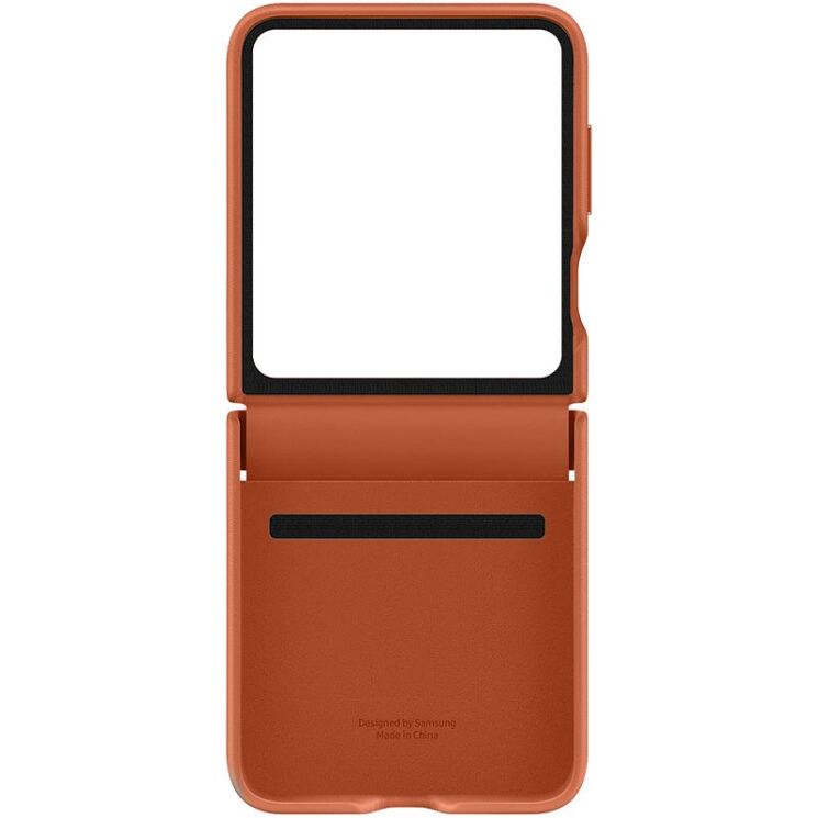 Защитный чехол Copiex Leather Cover (FF) для Samsung Galaxy Flip 5 - Brown: фото 5 из 5