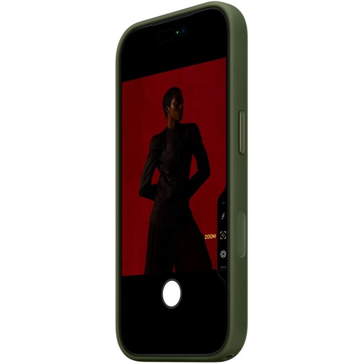 Защитный чехол Copiex TechWoven with MagSafe для iPhone 17 Pro - Green: фото 2 из 2