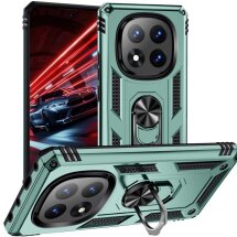 Защитный чехол Deexe Armor Case для Xiaomi Redmi Note 14 Pro 5G / Poco X7 - Blackish Green: фото 1 из 7
