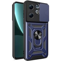 Защитный чехол Deexe Armor Shield для Infinix Smart 8 Plus - Blue: фото 1 из 9