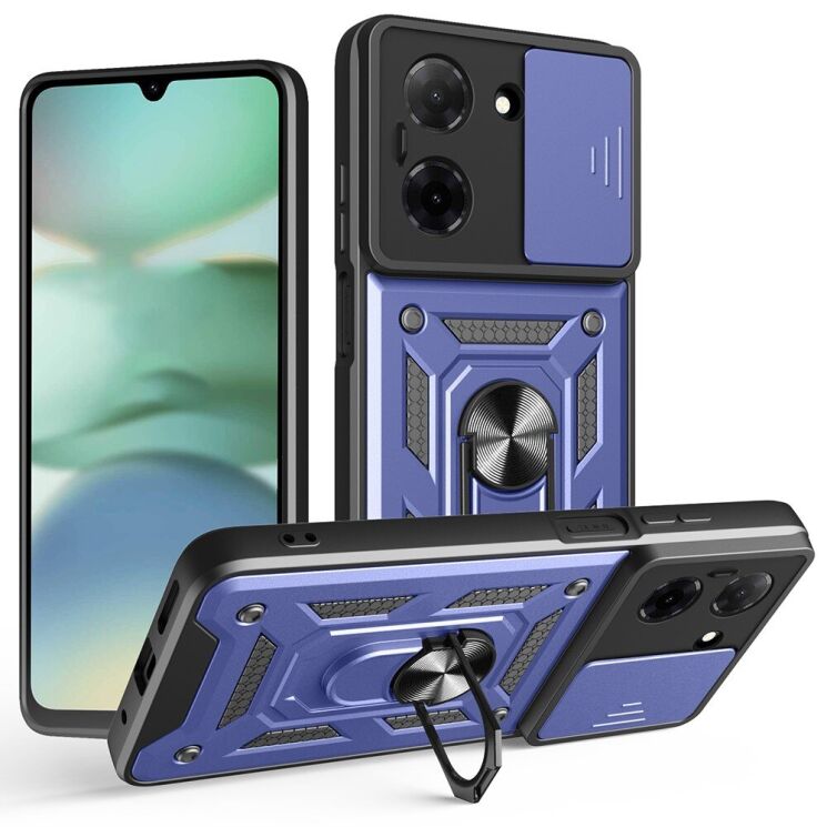 Защитный чехол Deexe Armor Shield для Xiaomi Redmi A5 - Blue: фото 1 из 10