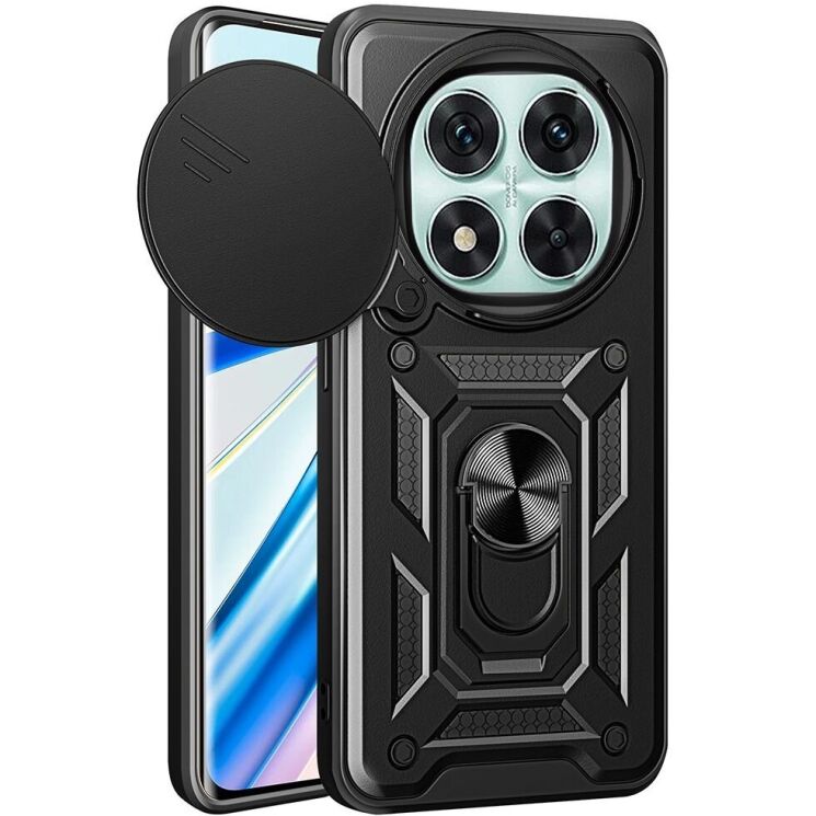 Защитный чехол Deexe Armor Shield для Xiaomi Redmi Note 14 Pro 5G / Poco X7 - Black: фото 1 из 10