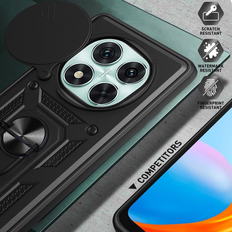 Защитный чехол Deexe Armor Shield для Xiaomi Redmi Note 14 Pro 5G / Poco X7 - Red: фото 6 из 10