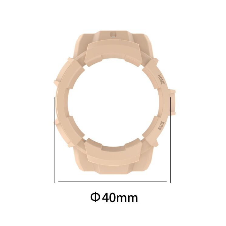 Захисний чохол Deexe Armour Frame для Samsung Galaxy Watch 4 / 5 (40mm) - Transparent: фото 6 з 6