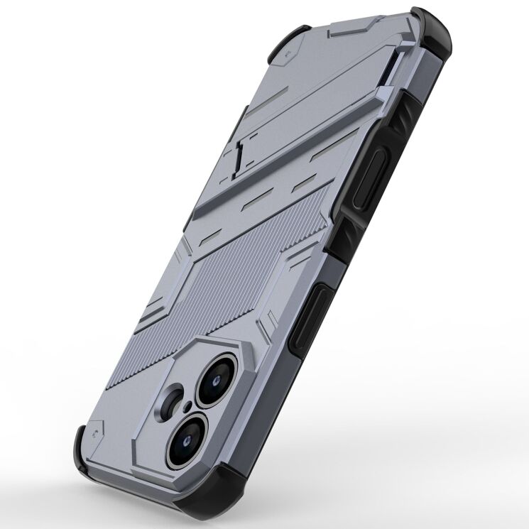 Захисний чохол Deexe Bibercas для Apple iPhone 17 - Grey: фото 3 з 6
