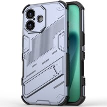 Захисний чохол Deexe Bibercas для Apple iPhone 17 - Grey: фото 1 з 6