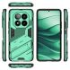 Защитный чехол Deexe Bibercas для Xiaomi Redmi Note 14 Pro 5G - Green (373109G). Фото 4 из 6