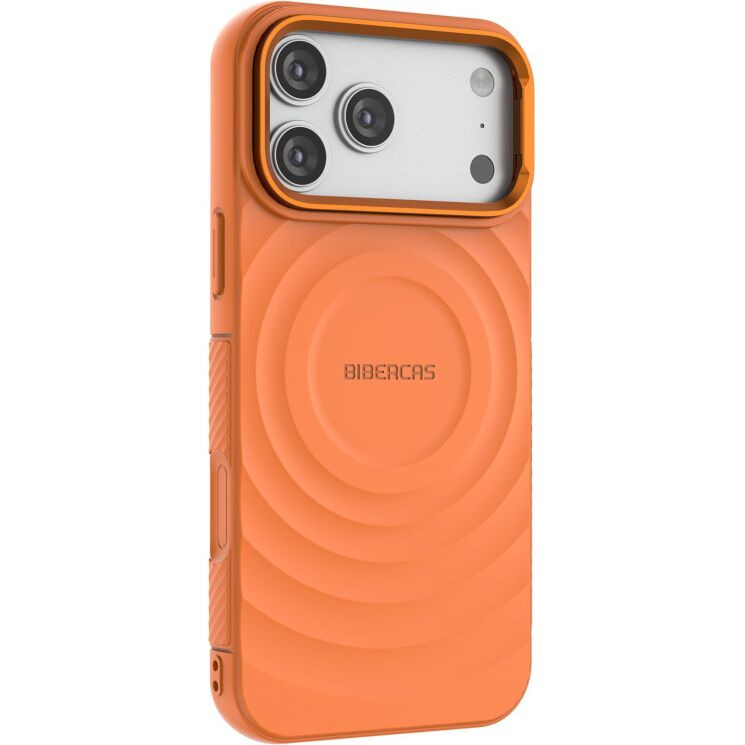 Захисний чохол Deexe Bibercas Ripple для iPhone 18 Pro Max / 17 Pro Max - Orange: фото 4 з 9