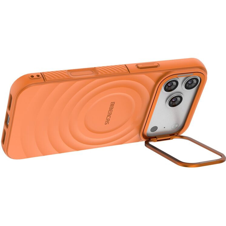 Захисний чохол Deexe Bibercas Ripple для iPhone 18 Pro Max / 17 Pro Max - Orange: фото 3 з 9