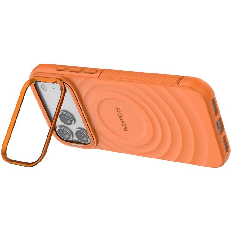Захисний чохол Deexe Bibercas Ripple для iPhone 18 Pro Max / 17 Pro Max - Orange: фото 2 з 9