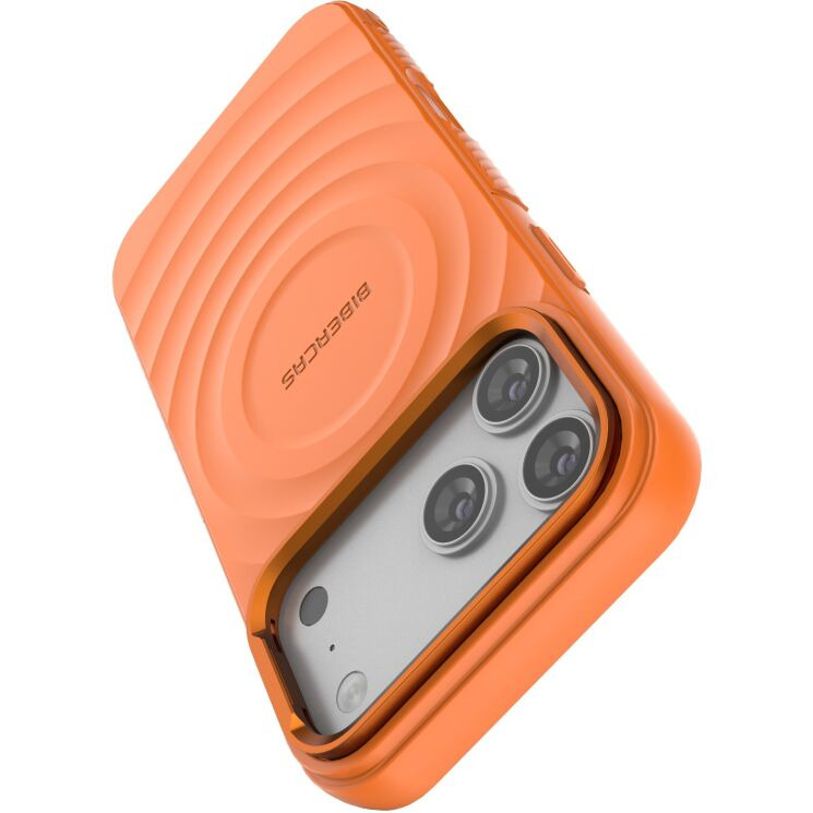 Захисний чохол Deexe Bibercas Ripple для iPhone 18 Pro Max / 17 Pro Max - Orange: фото 5 з 9