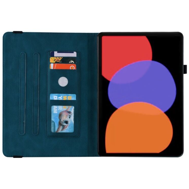 Защитный чехол Deexe Butterfly для Xiaomi Pad 6 / 6 Pro - Blue: фото 2 из 13