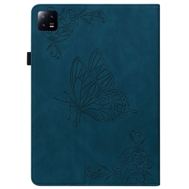 Защитный чехол Deexe Butterfly для Xiaomi Pad 6 / 6 Pro - Blue: фото 7 из 13