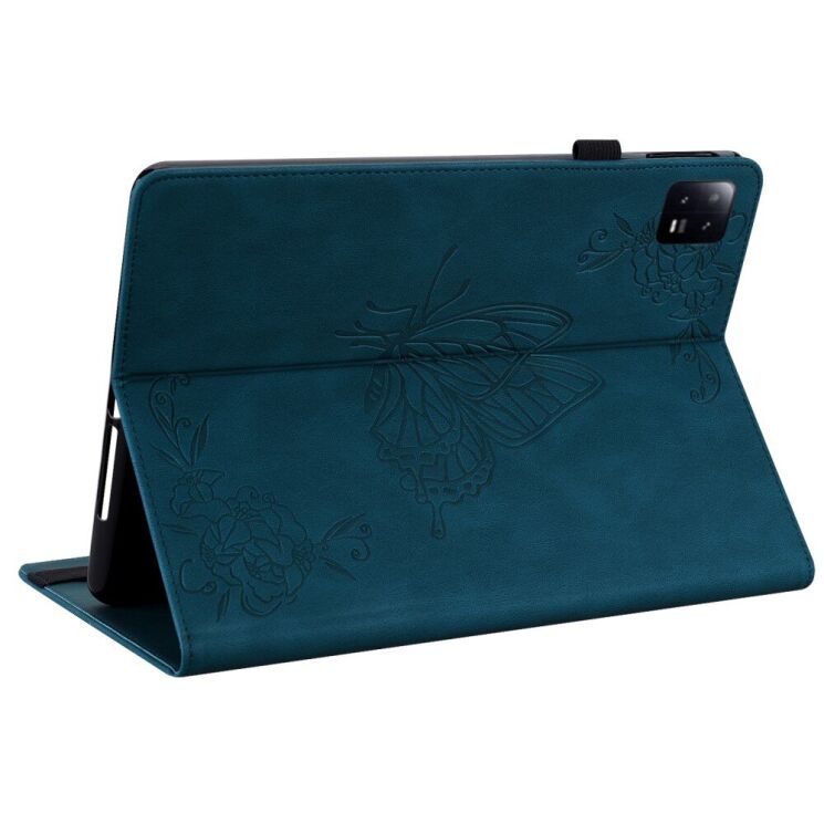 Защитный чехол Deexe Butterfly для Xiaomi Pad 6 / 6 Pro - Blue: фото 4 из 13