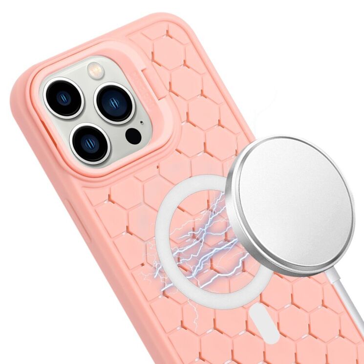 Защитный чехол Deexe CasePro with MagSafe для Apple iPhone 16 Pro - Pink: фото 3 из 5