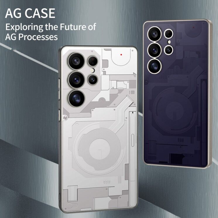 Защитный чехол Deexe Circuit Pattern для Samsung Galaxy S23 Ultra (S918) - White: фото 5 из 8
