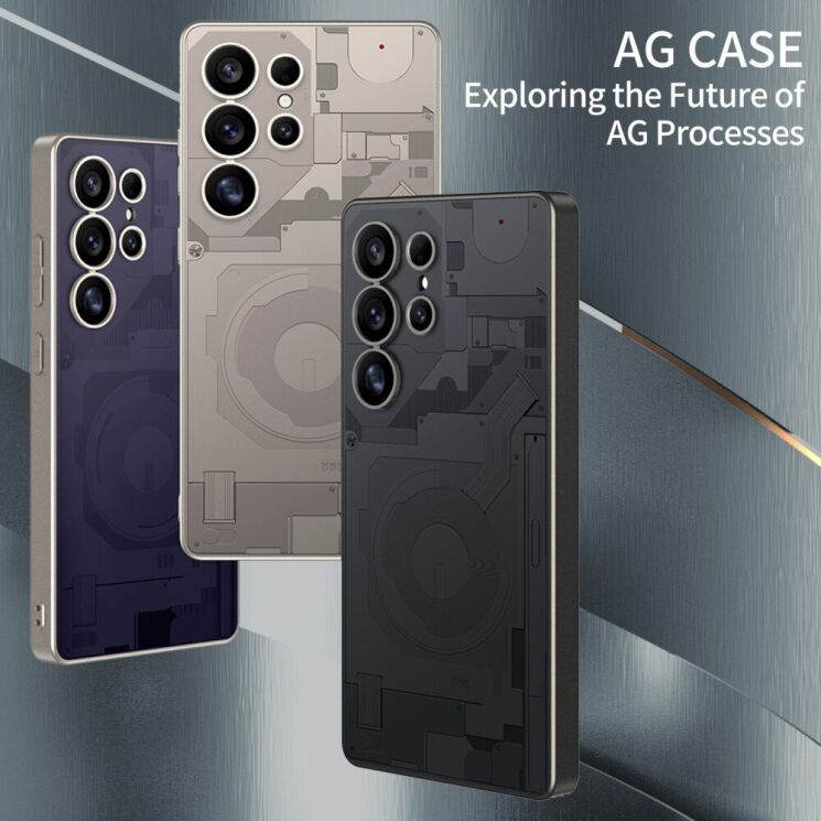 Защитный чехол Deexe Circuit Pattern для Samsung Galaxy S23 Ultra (S918) - White: фото 7 из 8