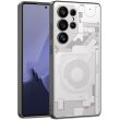 Защитный чехол Deexe Circuit Pattern для Samsung Galaxy S23 Ultra (S918) - White (321073W)