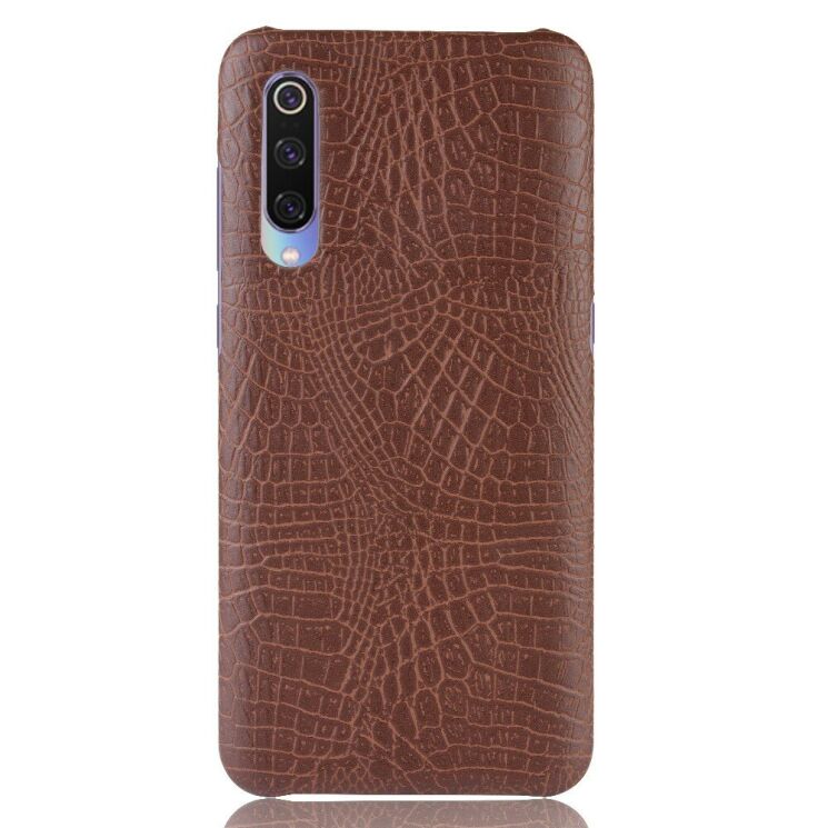 Захисний чохол Deexe Croco Style для Xiaomi Mi CC9 / Mi 9 Lite - Brown: фото 3 з 4