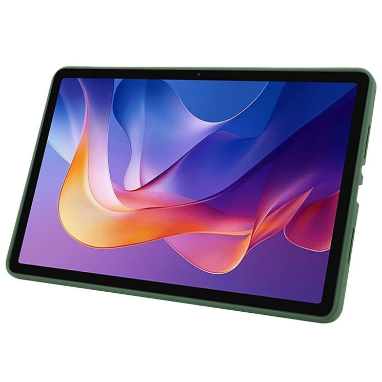 Защитный чехол Deexe Crystal Kickstand для Xiaomi Redmi Pad 2 - Green: фото 4 из 11