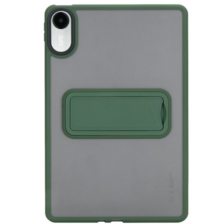 Защитный чехол Deexe Crystal Kickstand для Xiaomi Redmi Pad 2 - Green: фото 5 из 11