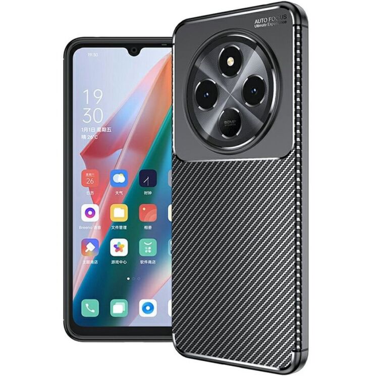 Защитный чехол Deexe Fusion для Xiaomi Redmi 14C / Redmi A4 5G / Poco C75 - Black: фото 1 из 7