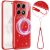 Защитный чехол Deexe Glitter Case with MagSafe для Motorola Edge 70 Pro - Red: фото 1 из 7