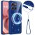 Захисний чохол Deexe Glitter Case with MagSafe для Motorola Moto G17 Power / G15 Power / G15 - Blue: фото 1 з 7