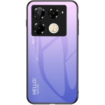 Захисний чохол Deexe Gradient Color для Infinix Note 40 Pro - Pink / Purple: фото 1 з 7