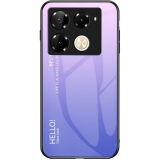 Защитный чехол Deexe Gradient Color для Infinix Note 40 Pro - Pink / Purple: фото 1 из 7