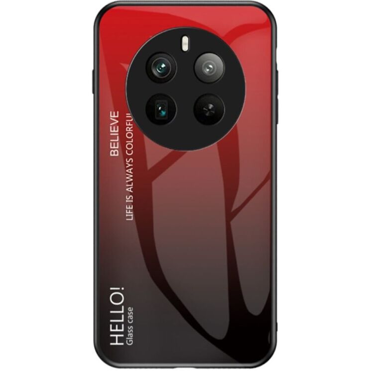 Защитный чехол Deexe Gradient Color для Realme 12 Pro / 12 Pro+ - Black / Red: фото 1 из 7