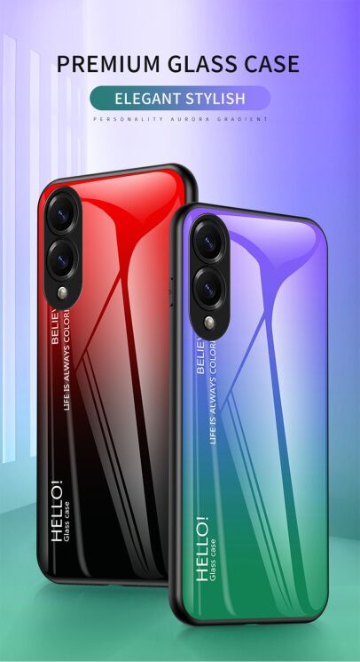 Захисний чохол Deexe Gradient Color для Samsung Galaxy S25 Edge (S937) - Pink / Blue: фото 2 з 10