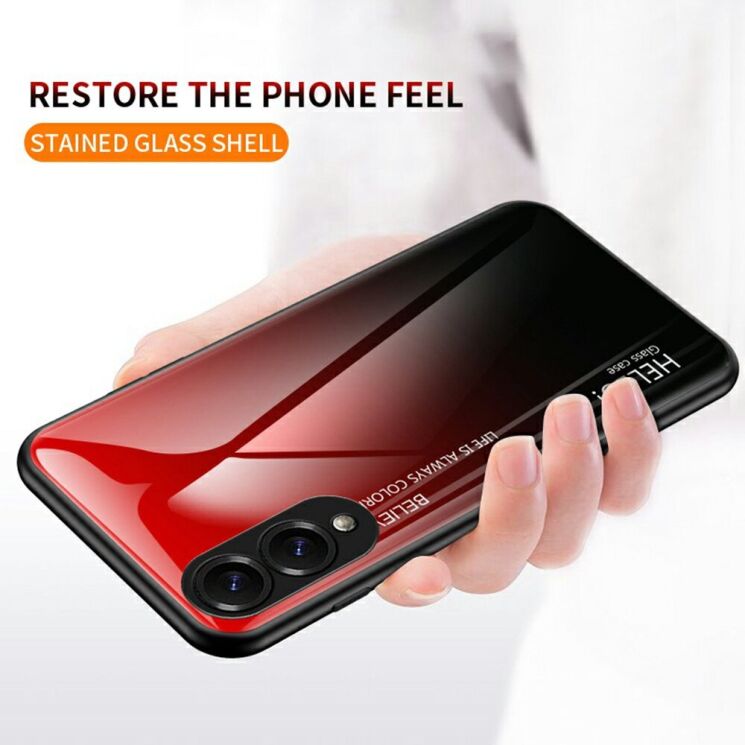 Захисний чохол Deexe Gradient Color для Samsung Galaxy S25 Edge (S937) - Pink / Blue: фото 5 з 10