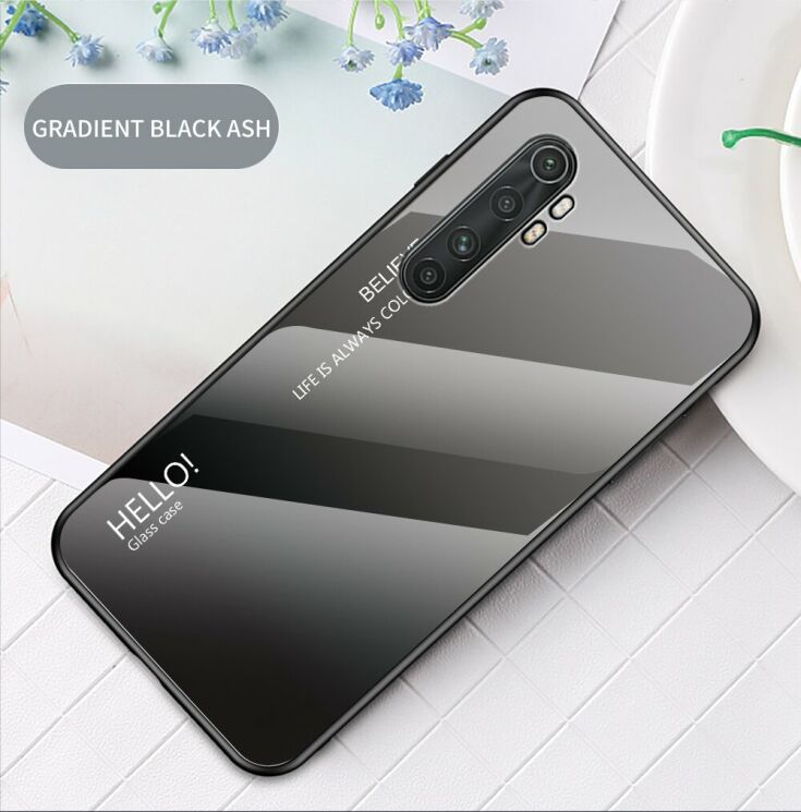 Защитный чехол Deexe Gradient Color для Xiaomi Mi Note 10 Lite - Grey: фото 2 из 10