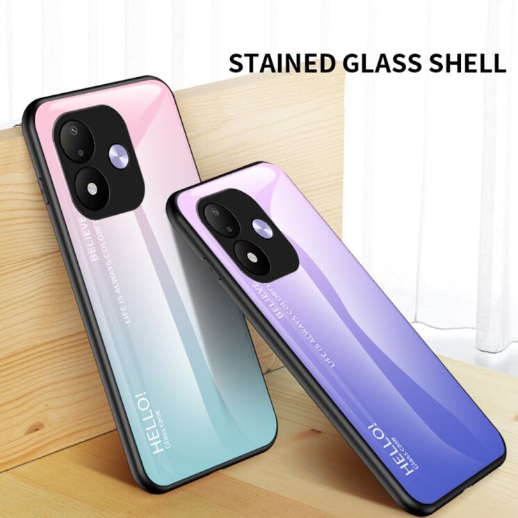 Защитный чехол Deexe Gradient Color для Xiaomi Redmi Note 17 (4G/5G) - Red / Black: фото 3 из 8
