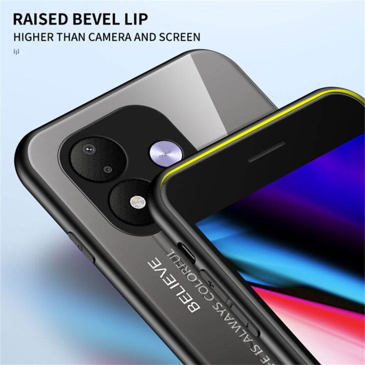 Защитный чехол Deexe Gradient Color для Xiaomi Redmi Note 17 (4G/5G) - Red / Black: фото 6 из 8