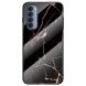 Защитный чехол Deexe Gradient Pattern для OPPO Reno 4 Pro - Black / Gold (215521BF). Фото 1 из 6