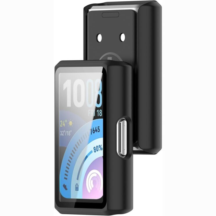 Защитный чехол Deexe Hard Frame для Huawei Band 11 Pro - Matte Black (410610MB) Защитный чехол Deexe Hard Frame для Huawei Band 11 Pro - Matte Black: фото 2 из 3