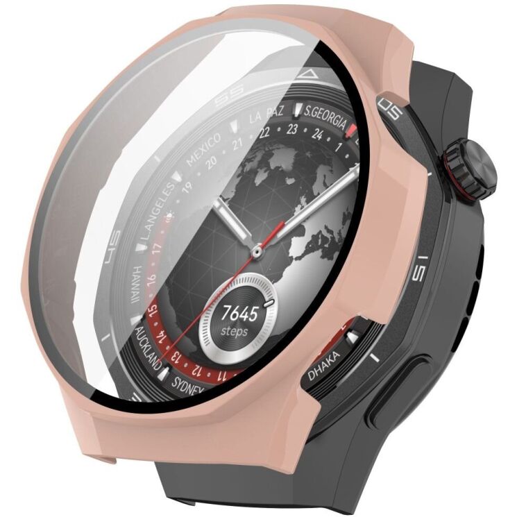 Защитный чехол Deexe Hard Frame для Huawei Watch GT 5 Pro (46mm) - Pink: фото 1 из 7