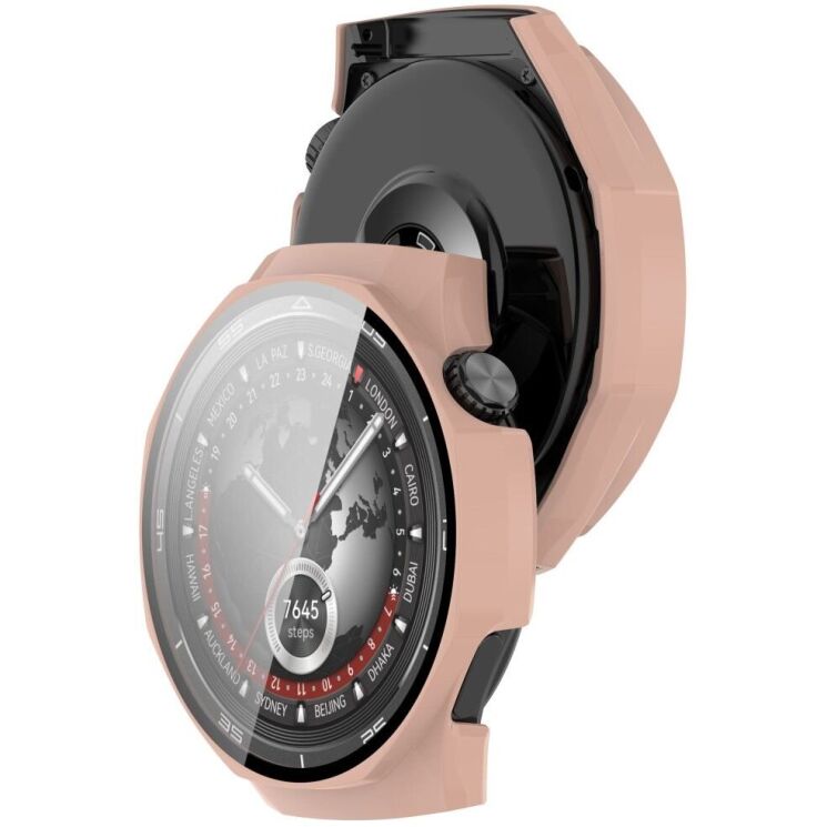 Защитный чехол Deexe Hard Frame для Huawei Watch GT 5 Pro (46mm) - Pink: фото 6 из 7