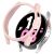 Защитный чехол Deexe Hard Frame для Samsung Galaxy Watch 4 / 5 (40mm) - Pink: фото 1 из 7