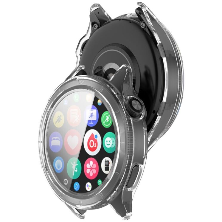 Защитный чехол Deexe Hard Frame для Xiaomi Watch S4 - Transparent: фото 6 из 7