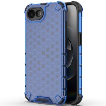 Защитный чехол Deexe Honeycomb Series для Apple iPhone 16e - Blue: фото 1 из 7