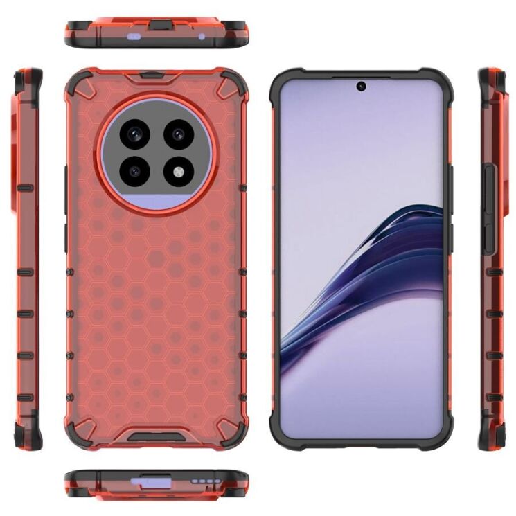 Защитный чехол Deexe Honeycomb Series для Realme 13 Pro / 13 Pro Plus - Grey: фото 5 из 5