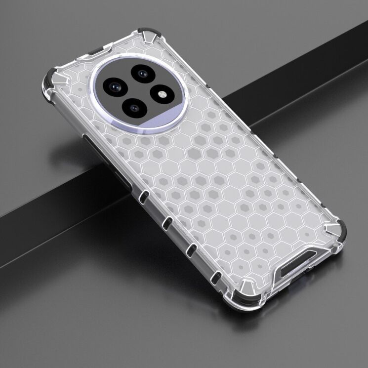 Защитный чехол Deexe Honeycomb Series для Realme 13 Pro / 13 Pro Plus - Grey: фото 3 из 5